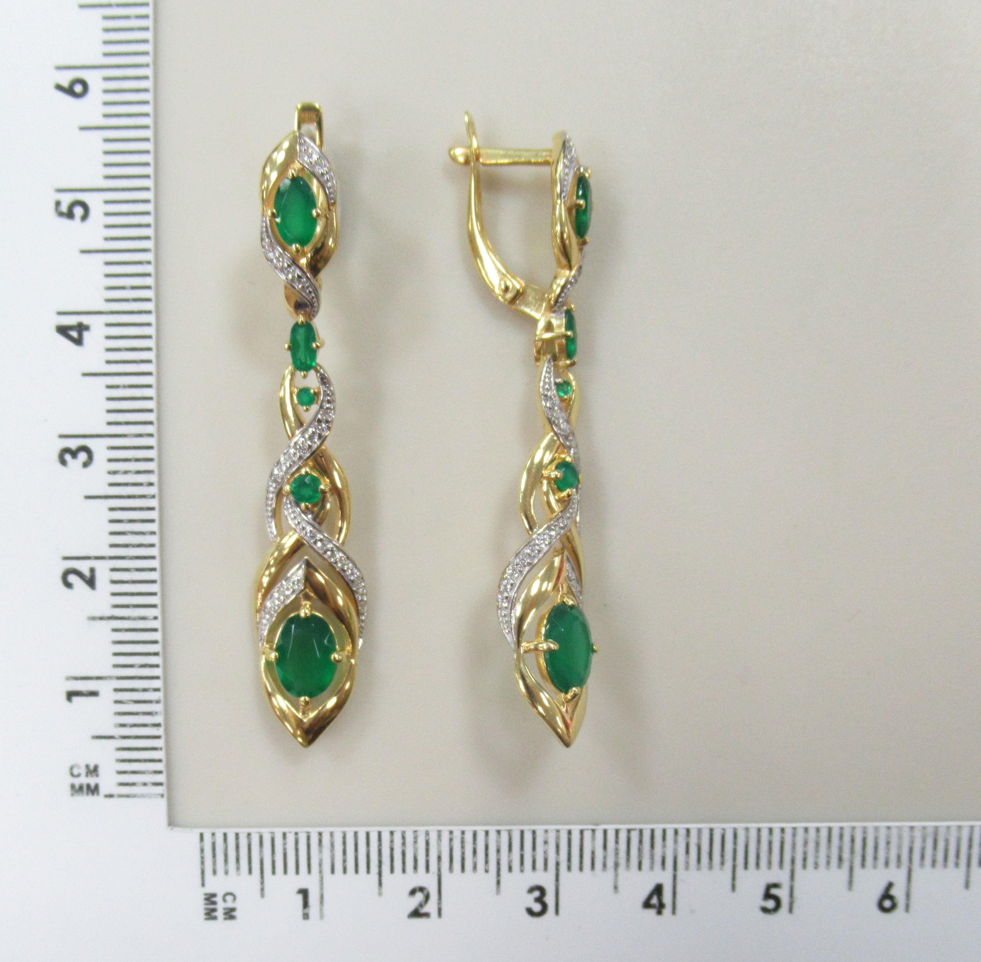 Серебряные серьги с агатами